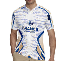Personalized France Football 2024 Rugby Jersey Trophy Wing Style - Wonder Print Shop