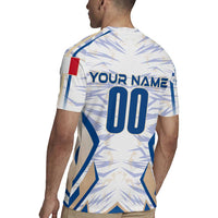 Personalized France Football 2024 Rugby Jersey Trophy Wing Style - Wonder Print Shop