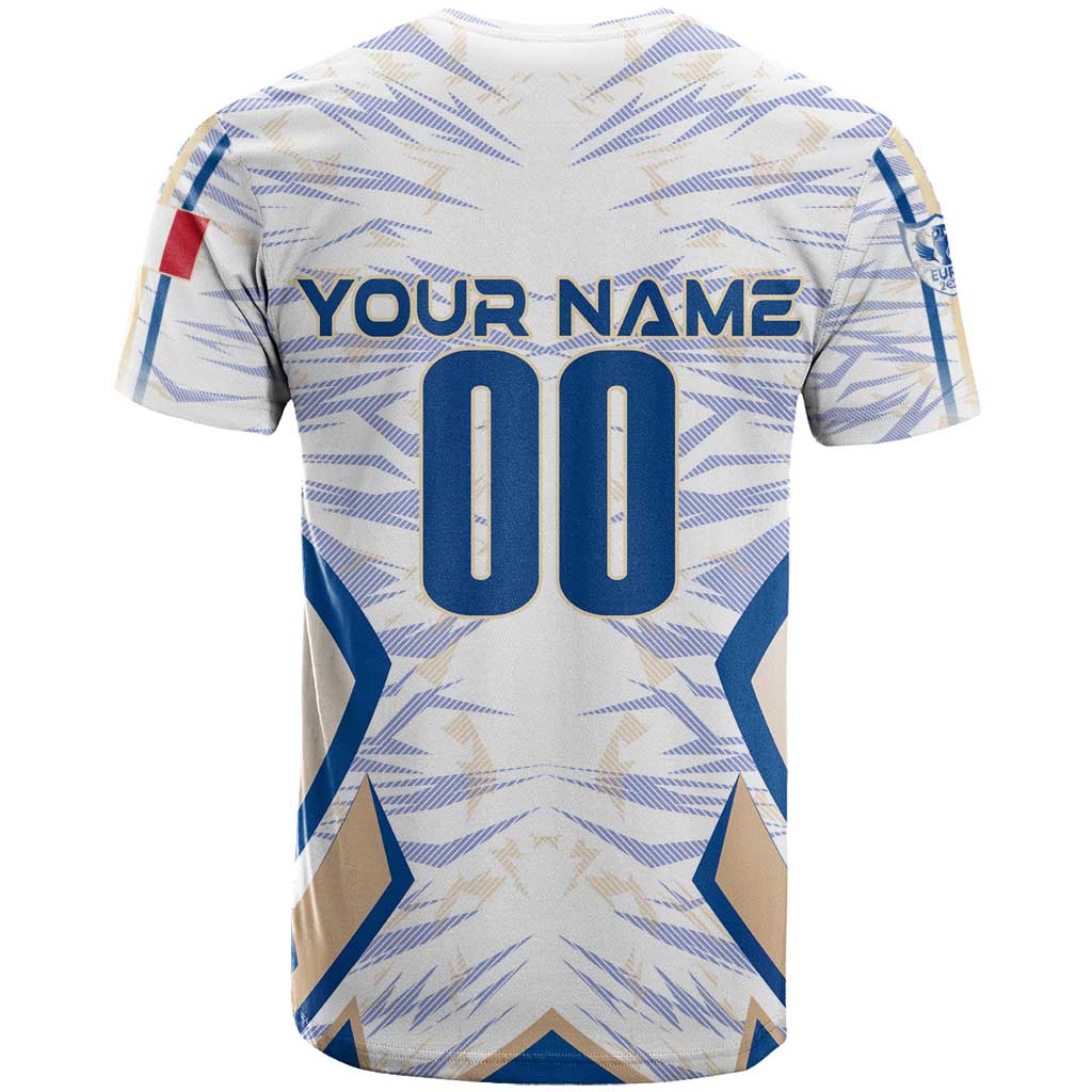 Personalized France Football 2024 T Shirt Trophy Wing Style - Wonder Print Shop
