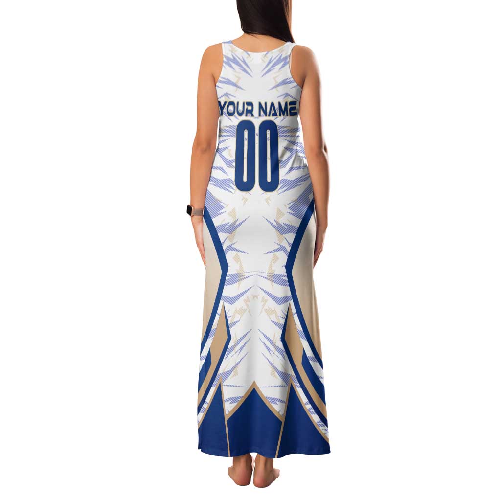 Personalized France Football 2024 Tank Maxi Dress Trophy Wing Style - Wonder Print Shop
