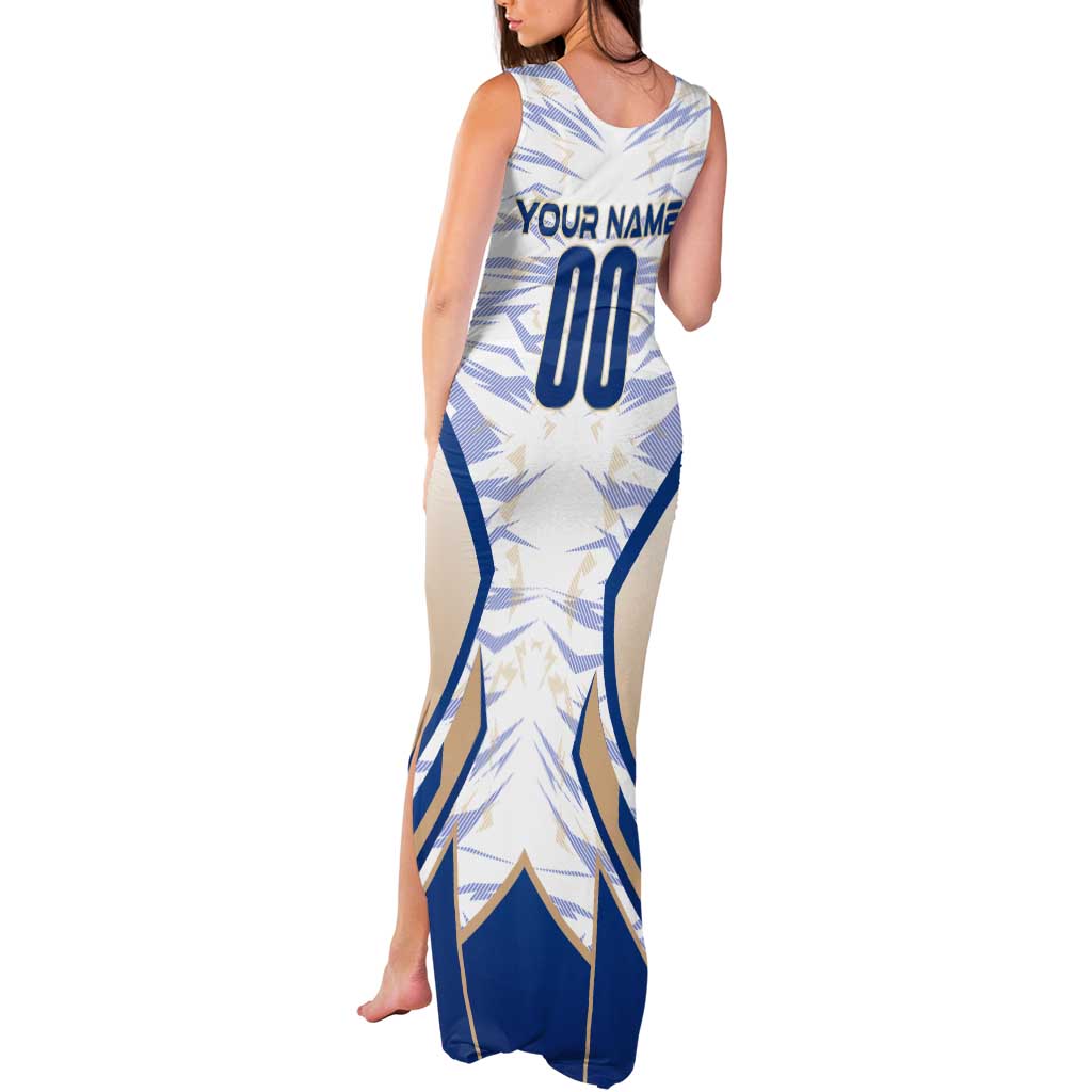 Personalized France Football 2024 Tank Maxi Dress Trophy Wing Style - Wonder Print Shop
