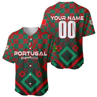 Personalized Portugal Football 2024 Baseball Jersey Trophy Wing Style - Wonder Print Shop