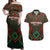 Personalized Portugal Football 2024 Couples Matching Off Shoulder Maxi Dress and Hawaiian Shirt Trophy Wing Style - Wonder Print Shop