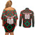 Personalized Portugal Football 2024 Couples Matching Off Shoulder Short Dress and Long Sleeve Button Shirt Trophy Wing Style - Wonder Print Shop