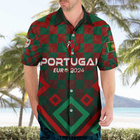 Personalized Portugal Football 2024 Hawaiian Shirt Trophy Wing Style - Wonder Print Shop