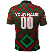 Personalized Portugal Football 2024 Polo Shirt Trophy Wing Style - Wonder Print Shop