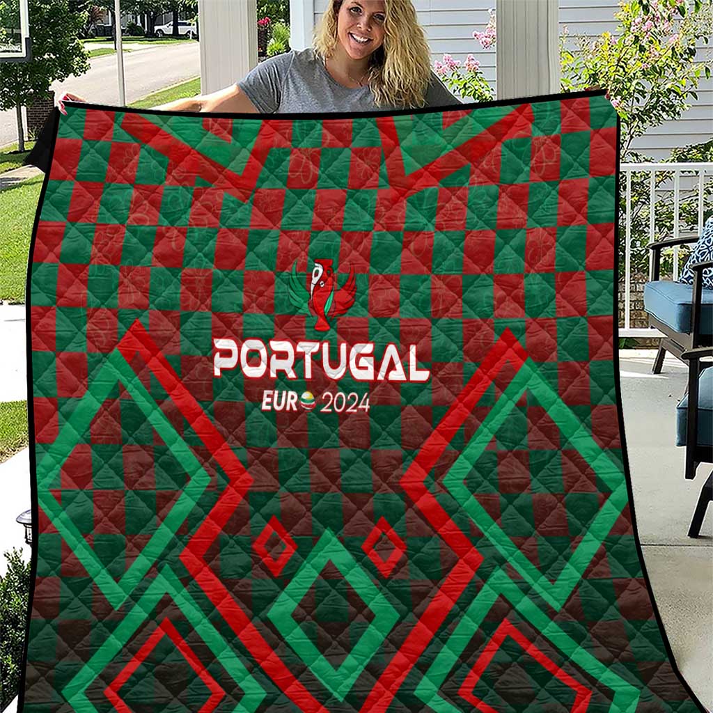 Portugal Football 2024 Quilt Trophy Wing Style - Wonder Print Shop