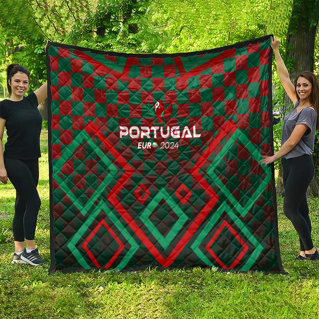 Portugal Football 2024 Quilt Trophy Wing Style - Wonder Print Shop