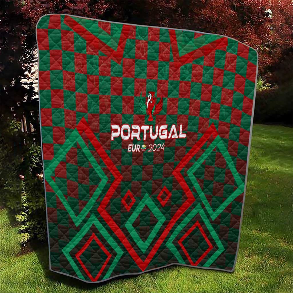 Portugal Football 2024 Quilt Trophy Wing Style - Wonder Print Shop