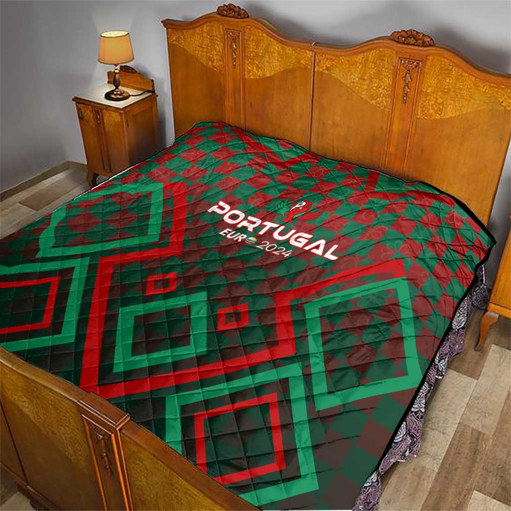 Portugal Football 2024 Quilt Trophy Wing Style - Wonder Print Shop