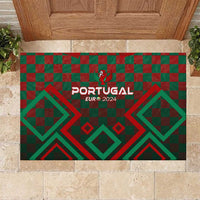 Portugal Football 2024 Rubber Doormat Trophy Wing Style - Wonder Print Shop