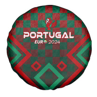 Portugal Football 2024 Spare Tire Cover Trophy Wing Style - Wonder Print Shop
