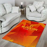 Spain Football 2024 Area Rug Trophy Wing Style - Wonder Print Shop