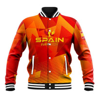 Personalized Spain Football 2024 Baseball Jacket Trophy Wing Style - Wonder Print Shop