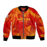 Personalized Spain Football 2024 Bomber Jacket Trophy Wing Style - Wonder Print Shop