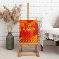 Spain Football 2024 Canvas Wall Art Trophy Wing Style - Wonder Print Shop