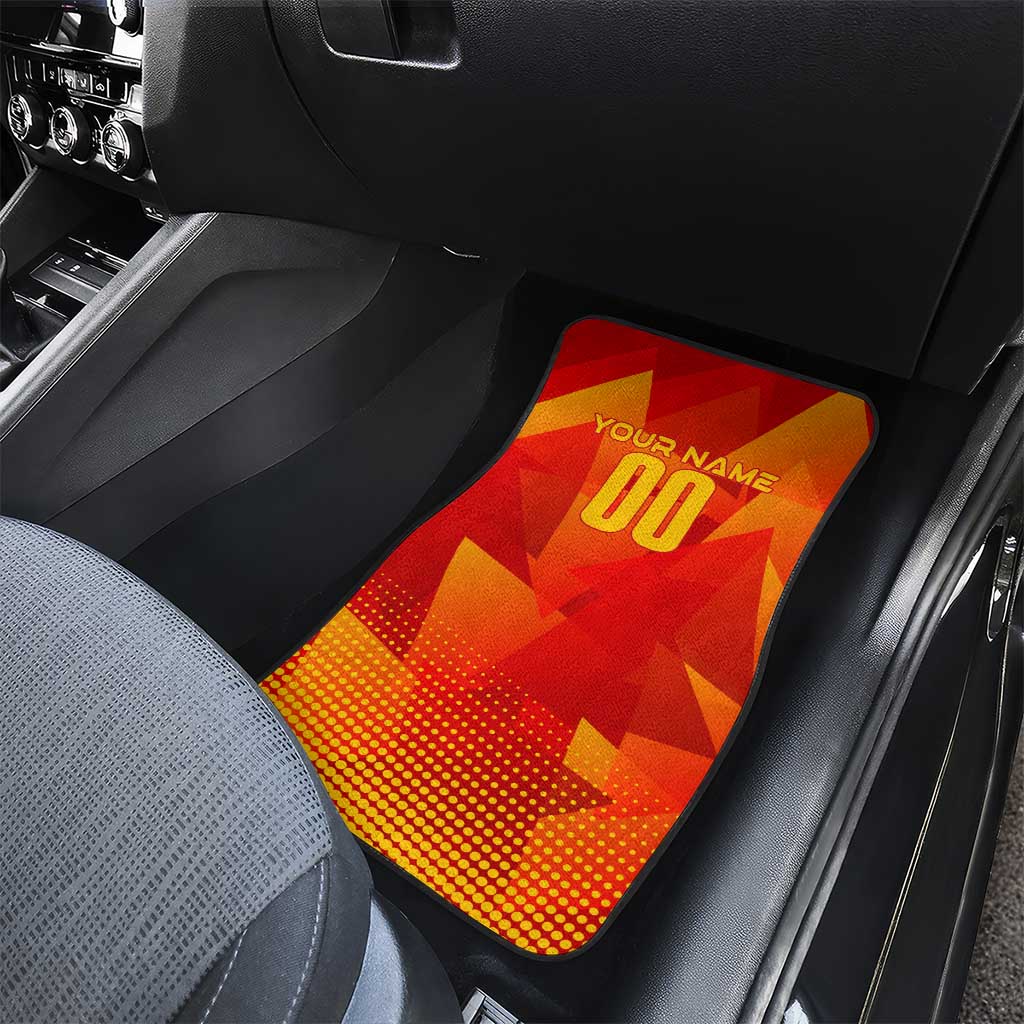 Spain Football 2024 Car Mats Trophy Wing Style - Wonder Print Shop