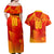 Personalized Spain Football 2024 Couples Matching Off Shoulder Maxi Dress and Hawaiian Shirt Trophy Wing Style - Wonder Print Shop