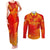 Personalized Spain Football 2024 Couples Matching Tank Maxi Dress and Long Sleeve Button Shirt Trophy Wing Style - Wonder Print Shop