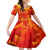 Personalized Spain Football 2024 Family Matching Long Sleeve Bodycon Dress and Hawaiian Shirt Trophy Wing Style - Wonder Print Shop