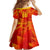 Personalized Spain Football 2024 Family Matching Long Sleeve Bodycon Dress and Hawaiian Shirt Trophy Wing Style - Wonder Print Shop