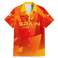Personalized Spain Football 2024 Family Matching Mermaid Dress and Hawaiian Shirt Trophy Wing Style - Wonder Print Shop