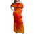 Personalized Spain Football 2024 Family Matching Off Shoulder Maxi Dress and Hawaiian Shirt Trophy Wing Style - Wonder Print Shop