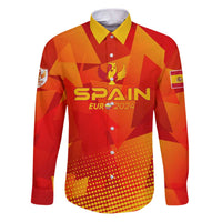 Personalized Spain Football 2024 Family Matching Puletasi and Hawaiian Shirt Trophy Wing Style - Wonder Print Shop