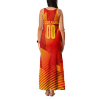 Personalized Spain Football 2024 Family Matching Tank Maxi Dress and Hawaiian Shirt Trophy Wing Style - Wonder Print Shop