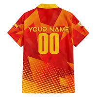 Personalized Spain Football 2024 Hawaiian Shirt Trophy Wing Style - Wonder Print Shop
