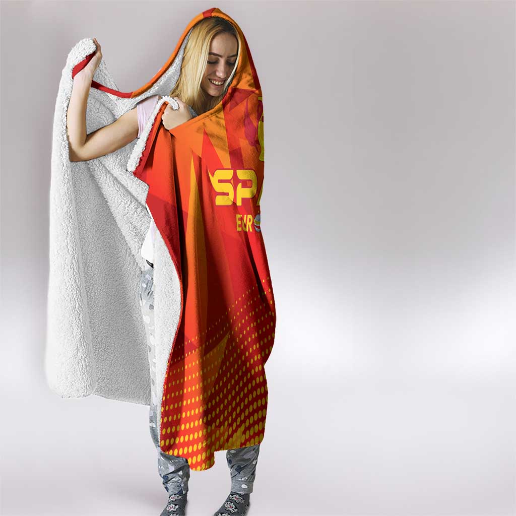 Spain Football 2024 Hooded Blanket Trophy Wing Style