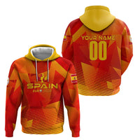 Personalized Spain Football 2024 Hoodie Trophy Wing Style - Wonder Print Shop