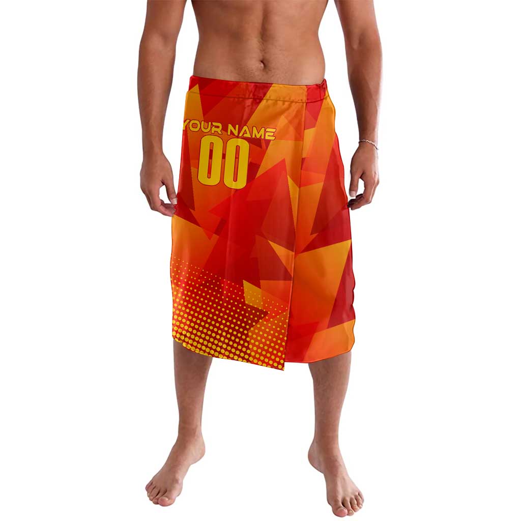 Personalized Spain Football 2024 Lavalava Trophy Wing Style - Wonder Print Shop
