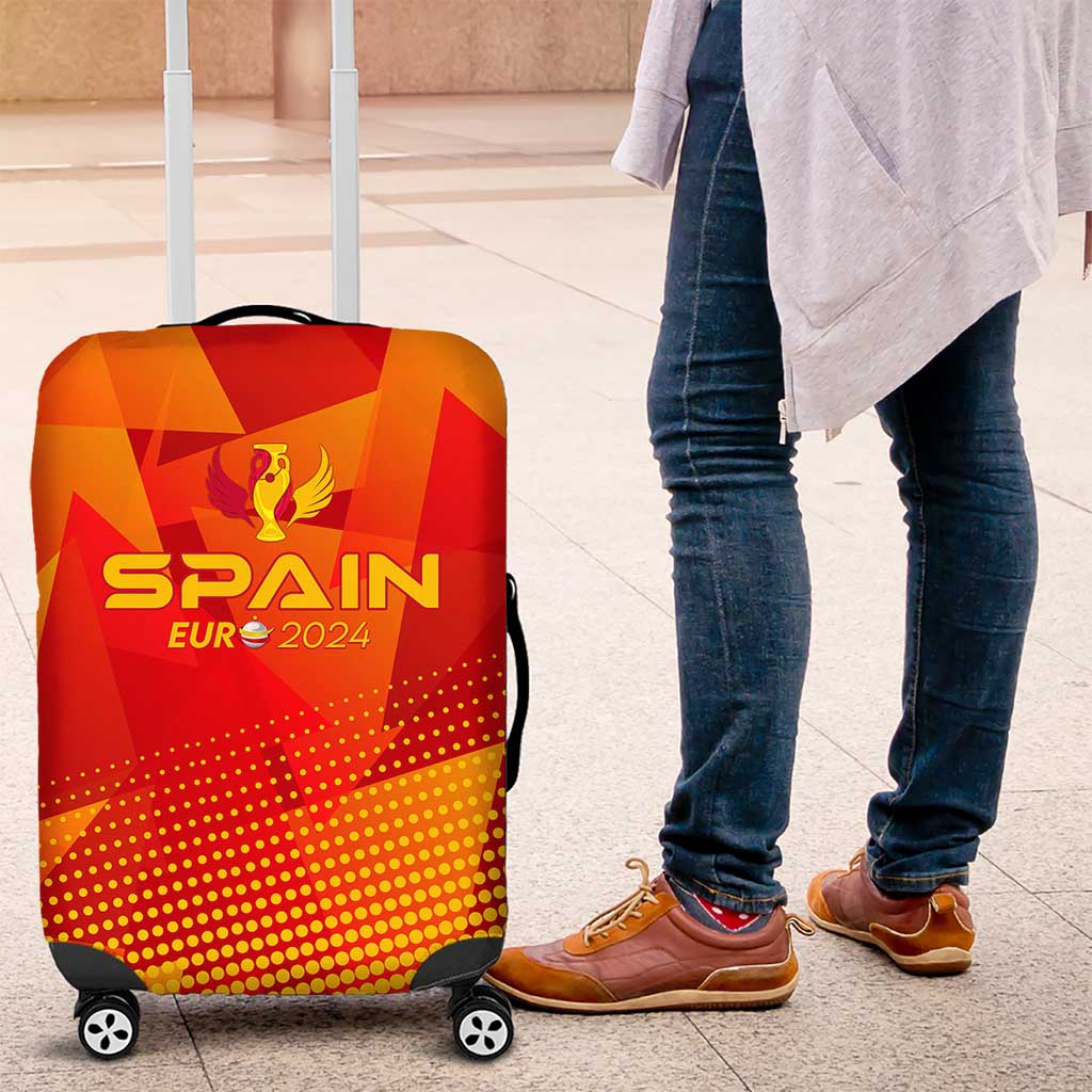 Spain Football 2024 Luggage Cover Trophy Wing Style - Wonder Print Shop