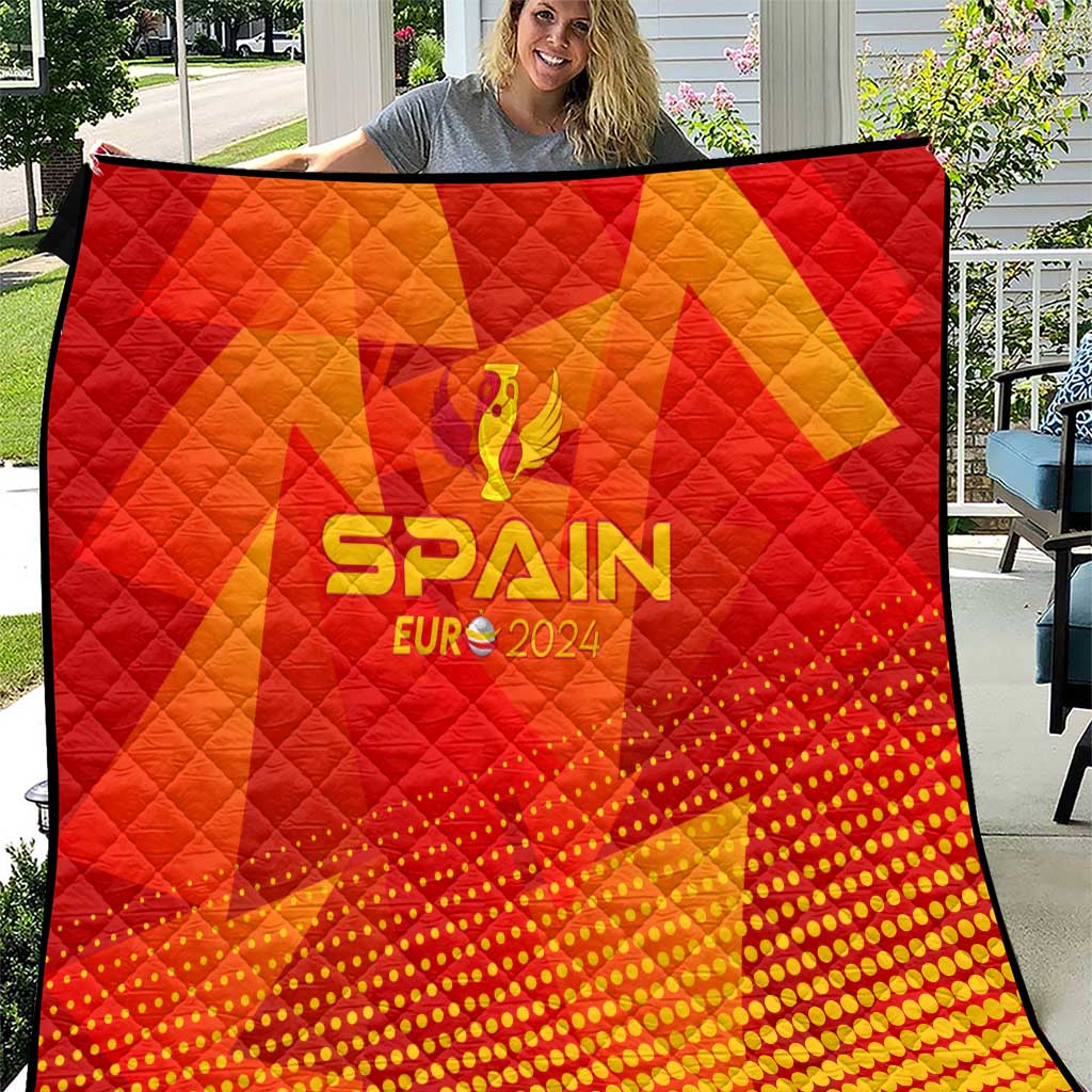 Spain Football 2024 Quilt Trophy Wing Style - Wonder Print Shop