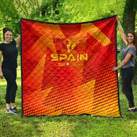 Spain Football 2024 Quilt Trophy Wing Style - Wonder Print Shop