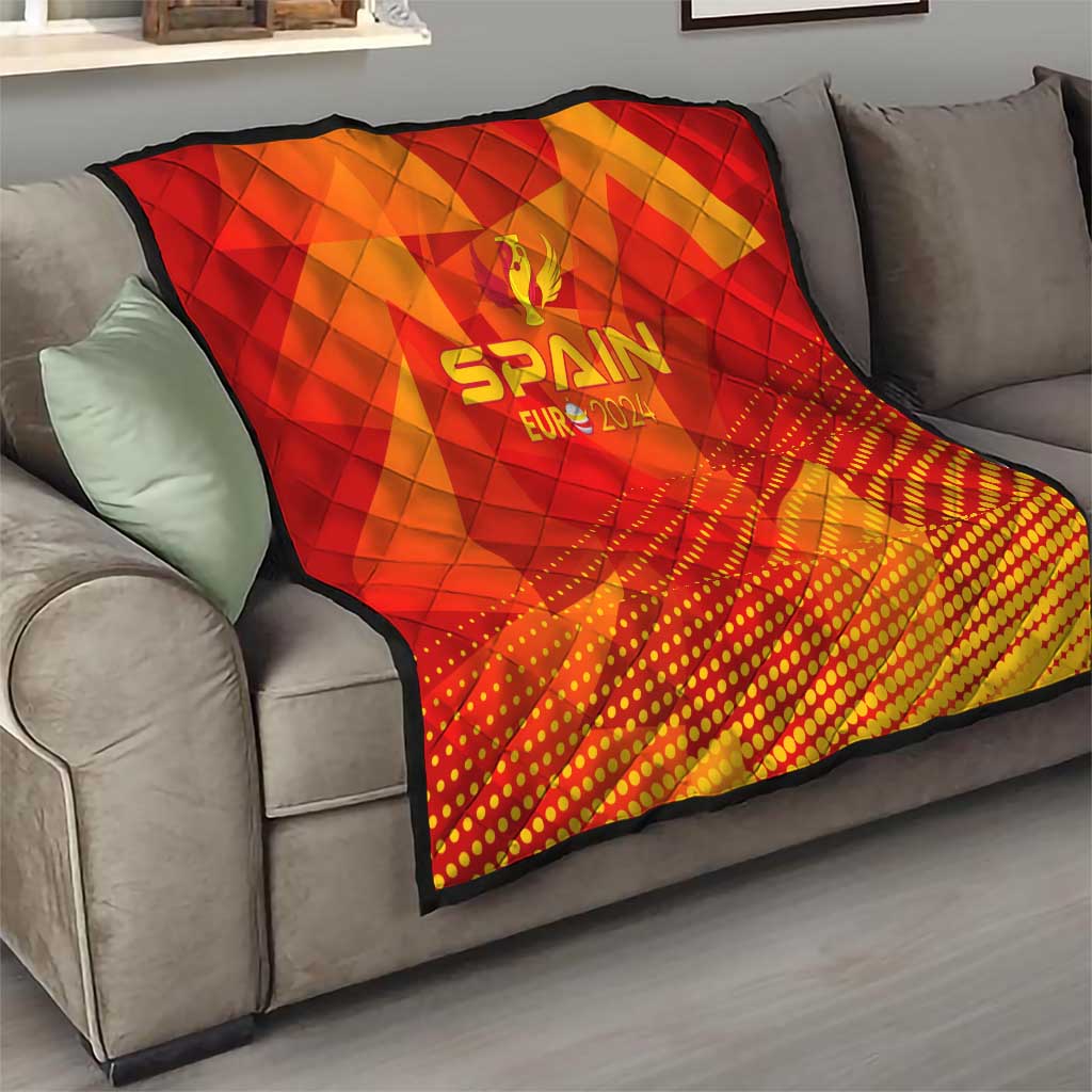 Spain Football 2024 Quilt Trophy Wing Style - Wonder Print Shop