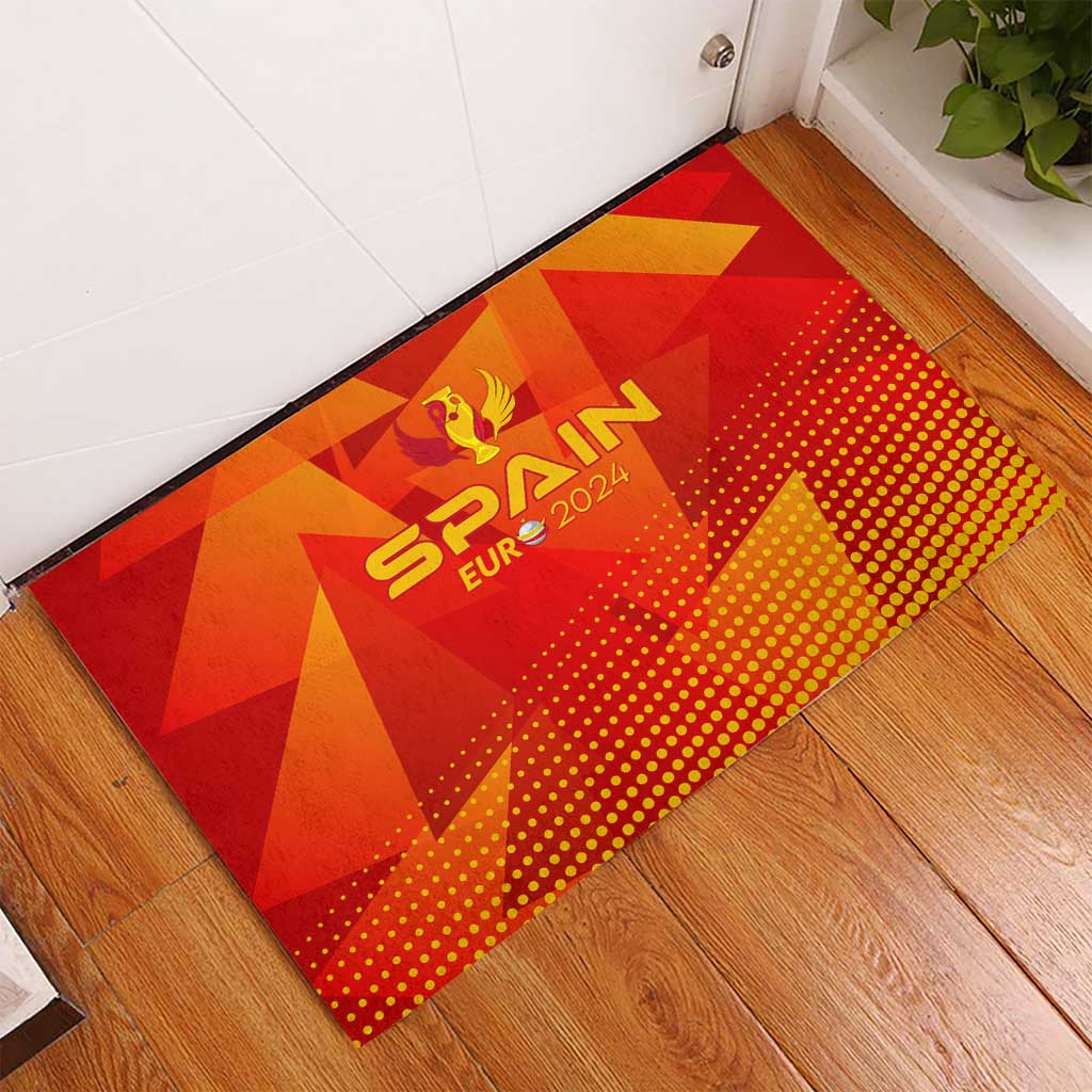 Spain Football 2024 Rubber Doormat Trophy Wing Style - Wonder Print Shop