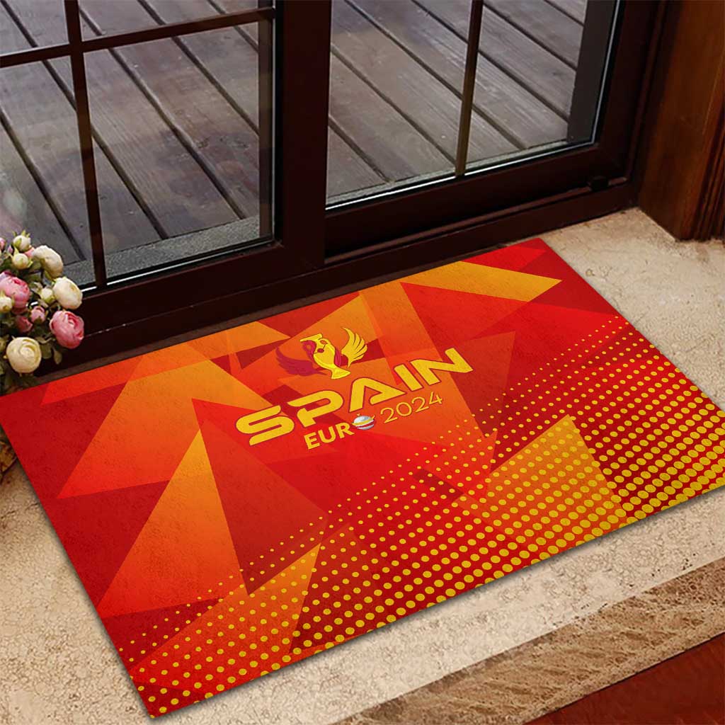 Spain Football 2024 Rubber Doormat Trophy Wing Style - Wonder Print Shop