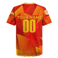 Personalized Spain Football 2024 Rugby Jersey Trophy Wing Style - Wonder Print Shop
