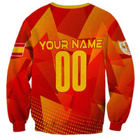 Personalized Spain Football 2024 Sweatshirt Trophy Wing Style - Wonder Print Shop