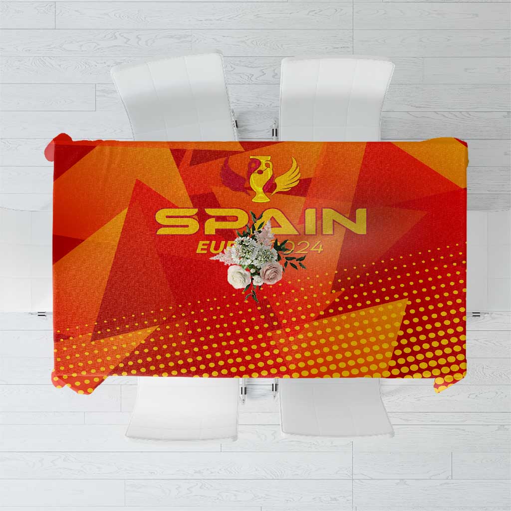 Spain Football 2024 Tablecloth Trophy Wing Style - Wonder Print Shop