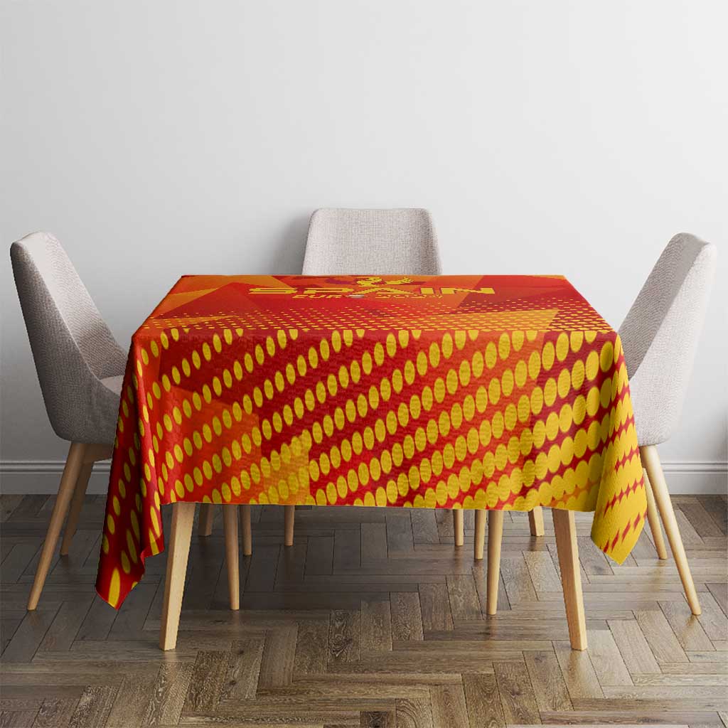 Spain Football 2024 Tablecloth Trophy Wing Style - Wonder Print Shop