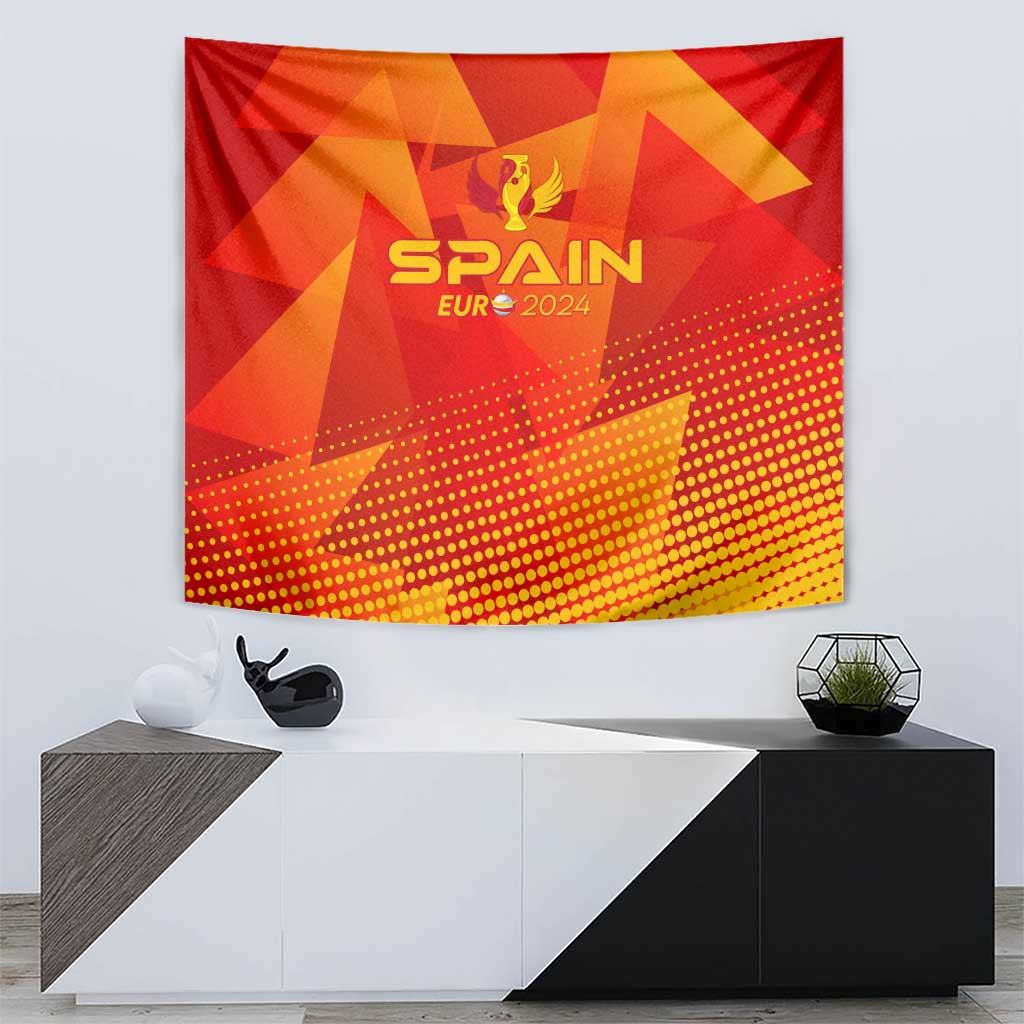 Spain Football 2024 Tapestry Trophy Wing Style - Wonder Print Shop