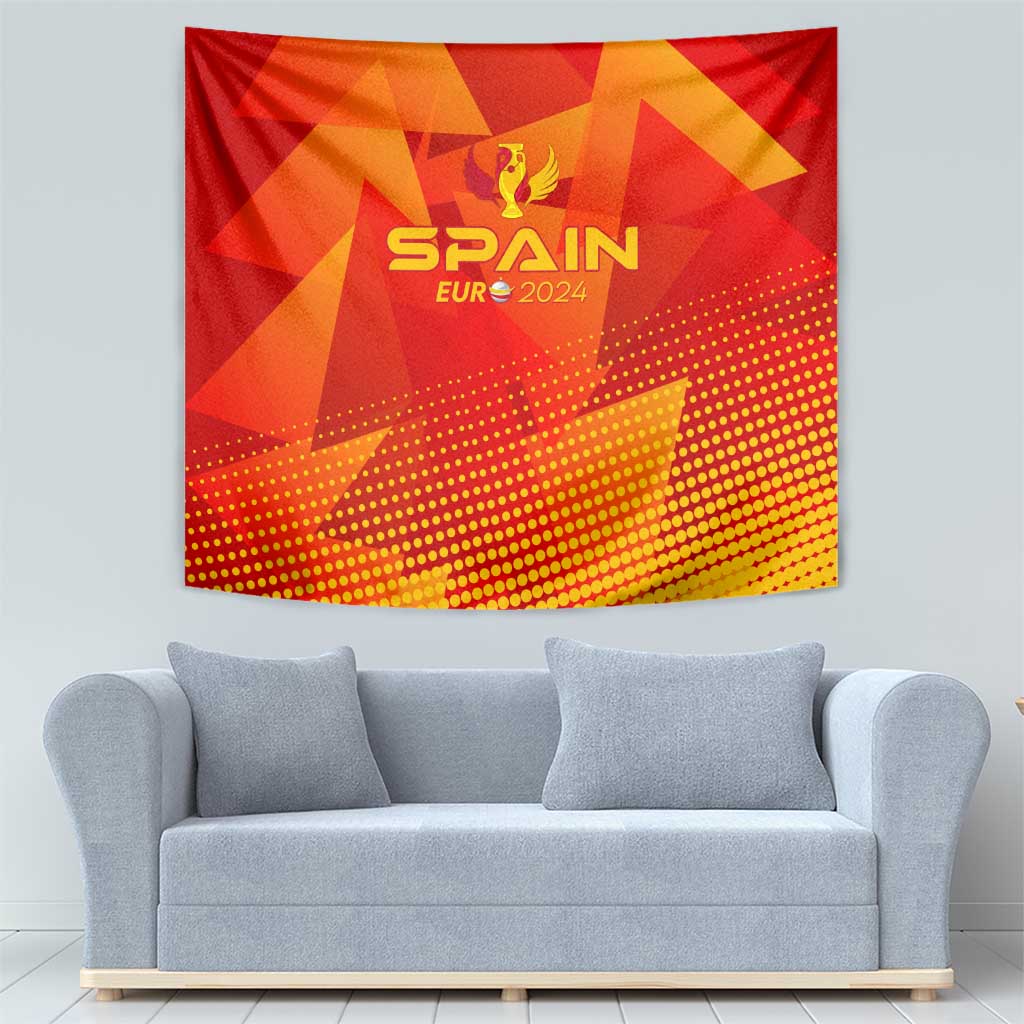 Spain Football 2024 Tapestry Trophy Wing Style - Wonder Print Shop