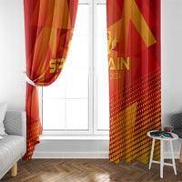 Spain Football 2024 Window Curtain Trophy Wing Style - Wonder Print Shop