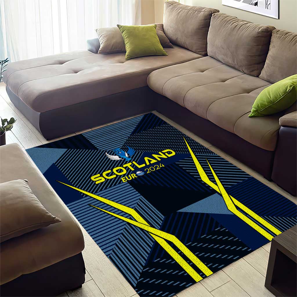 Scotland Football 2024 Area Rug Trophy Wing Style - Wonder Print Shop