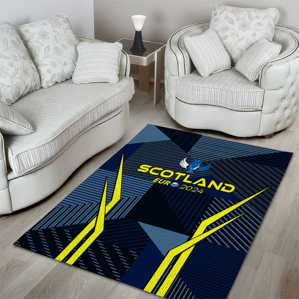 Scotland Football 2024 Area Rug Trophy Wing Style - Wonder Print Shop