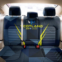 Scotland Football 2024 Back Car Seat Cover Trophy Wing Style - Wonder Print Shop