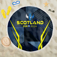 Scotland Football 2024 Beach Blanket Trophy Wing Style - Wonder Print Shop